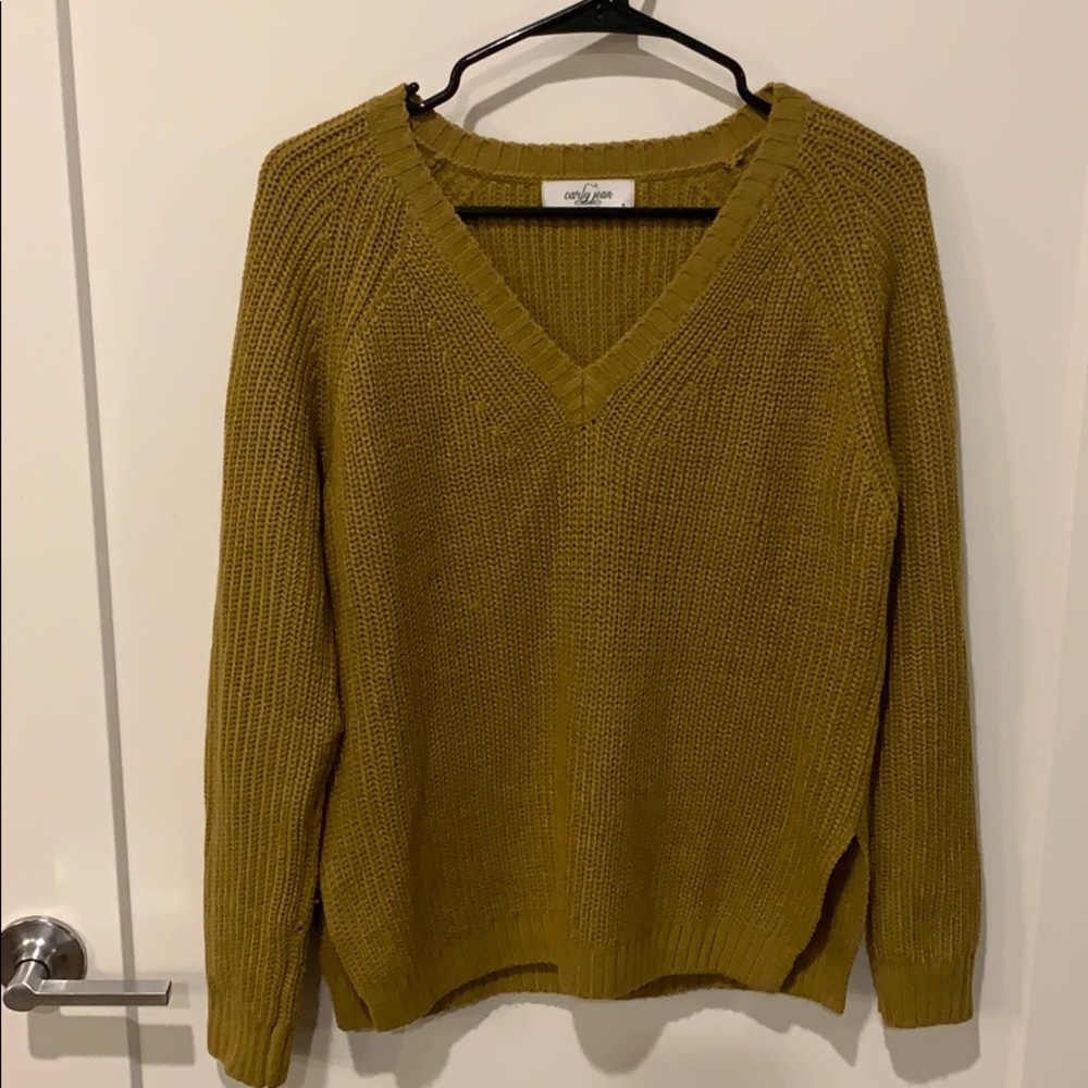 Cozy Chartreuse Sweater